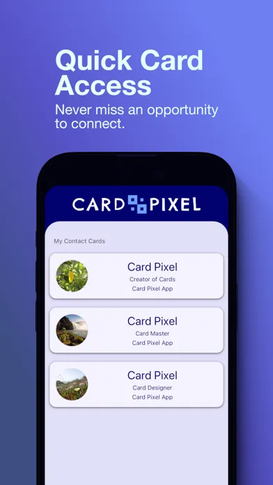 Screenshot di Card Pixel